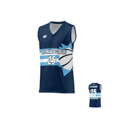 Basketball Jersey Sun - Navy